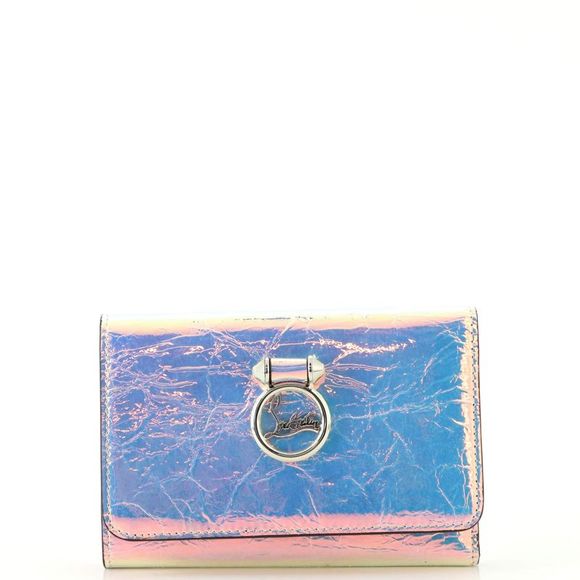 Christian Louboutin Handbags - Christian Louboutin Trifold Wallet Iridescent Patent Metallic